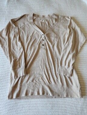 Pact - 100% Organic Cotton Henley - Size L